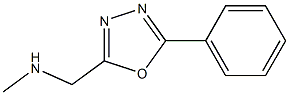 N-methyl(5-phenyl-1,3,4-oxadiazol-2-yl)methanamine Struktur