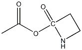 2-ACETOXYAZETIDIN-2-ONE Struktur