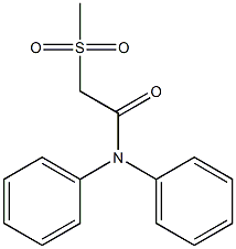 DIPHENYL METHANESULFONYLACETAMIDE Struktur