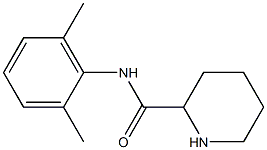 L-N-(2,6-DIMETHYLPHENYL)-2-PIPERIDINE CARBOXAMIDE Struktur