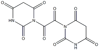 N,N''-OXALYLBIS(BARBITURIC ACID) Struktur