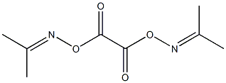 O,O''-OXALYLBIS(2-HYDROXYIMINOPROPANE) Struktur