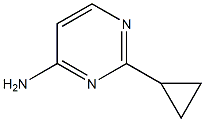 2-(CYCLOPROPYL)-4-AMINOPYRIMIDINE Struktur