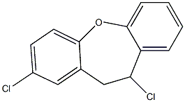 2,10-DICHLORO-10,11-DIHYDRO-DIBENZO[B,F]OXEPINE Struktur