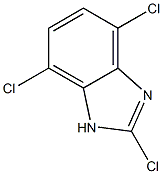 2,4,7-TRICHLORO-1H-BENZIMIDAZOLE Struktur