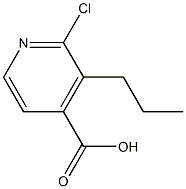 2-CHLORO-3-PROPYLISONICOTINIC ACID Struktur