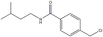 4-(CHLOROMETHYL)-N-(3-METHYLBUTYL)BENZAMIDE Struktur