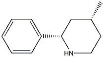 CIS-4-METHYL-2-PHENYLPIPERIDINE Struktur