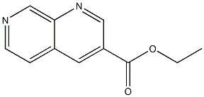 ETHYL 1,7-NAPHTHYRIDINE-3-CARBOXYLATE Struktur