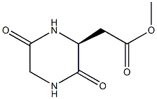 METHYL ((S)-3,6-DIOXOPIPERAZIN-2-YL)ACETATE Struktur