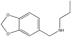 N-(1,3-BENZODIOXOL-5-YLMETHYL)PROPAN-1-AMINE Struktur