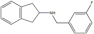 N-(3-FLUOROBENZYL)INDAN-2-AMINE Struktur