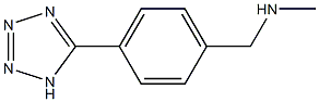 N-METHYL-1-[4-(1H-TETRAZOL-5-YL)PHENYL]METHANAMINE Struktur