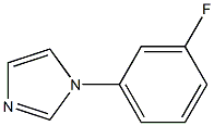 1-(3-fluorophenyl)-1H-imidazole Struktur