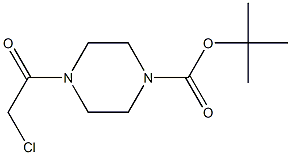 1-Boc-4-chloroacetyl-piperazin Struktur