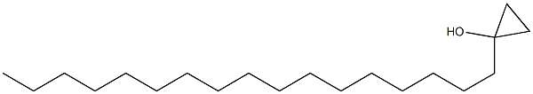 1-heptadecylcyclopropan-1-ol Struktur