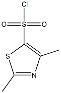 2,4-Dimethylthiazole-5-sulphonylchloride Struktur