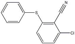 2-chloro-6-(phenylsulfanyl)benzenecarbonitrile Struktur