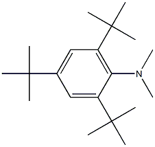 N1,N1-dimethyl-2,4,6-tri(tert-butyl)aniline Struktur