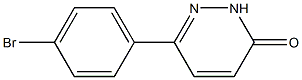 6-(4-bromophenyl)-2,3-dihydropyridazin-3-one Struktur