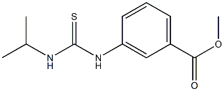 methyl 3-{[(isopropylamino)carbothioyl]amino}benzoate Struktur