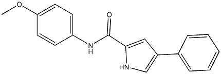 N2-(4-methoxyphenyl)-4-phenyl-1H-pyrrole-2-carboxamide Struktur