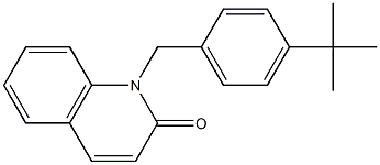 1-[4-(tert-butyl)benzyl]-2(1H)-quinolinone Struktur