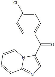 (4-chlorophenyl)(imidazo[1,2-a]pyridin-3-yl)methanone Struktur