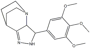 3-(3,4,5-trimethoxyphenyl)-1,4,5-triazatricyclo[5.2.2.0~2,6~]undec-5-ene Struktur