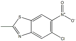 5-chloro-2-methyl-6-nitro-1,3-benzothiazole Struktur