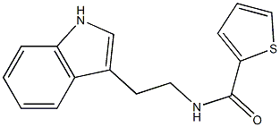 N2-[2-(1H-indol-3-yl)ethyl]thiophene-2-carboxamide Struktur