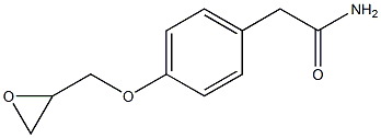 2-[4-(2-oxiranylmethoxy)phenyl]acetamide Struktur