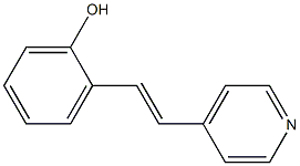 2-[2-(4-pyridyl)vinyl]phenol Struktur