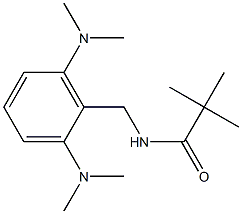 N1-[2,6-di(dimethylamino)benzyl]-2,2-dimethylpropanamide Struktur