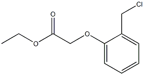 Ethyl 2-[2-(chloromethyl)phenoxy]acetate Struktur