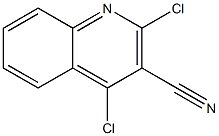 2,4-dichloroquinoline-3-carbonitrile Struktur