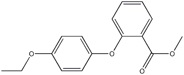 methyl 2-(4-ethoxyphenoxy)benzenecarboxylate Struktur