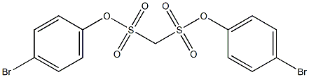 di(4-bromophenyl) methanedisulfonate Struktur