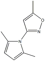 3-(2,5-dimethyl-1H-pyrrol-1-yl)-5-methylisoxazole Struktur