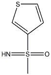 S-Methyl-S-(thien-3-yl)sulphoximine Struktur