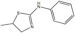 N2-phenyl-5-methyl-4,5-dihydro-1,3-thiazol-2-amine Struktur