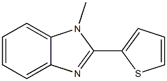 1-methyl-2-(2-thienyl)-1H-benzo[d]imidazole Struktur