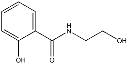 2-hydroxy-N-(2-hydroxyethyl)benzenecarboxamide Struktur