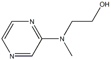 2-[methyl(2-pyrazinyl)amino]-1-ethanol Struktur