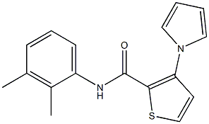 N-(2,3-dimethylphenyl)-3-(1H-pyrrol-1-yl)-2-thiophenecarboxamide Struktur