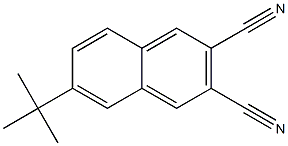 6-(tert-butyl)naphthalene-2,3-dicarbonitrile Struktur