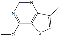 4-methoxy-7-methylthieno[3,2-d]pyrimidine Struktur