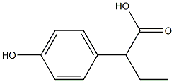 2-(4-hydroxyphenyl)butanoic acid Struktur