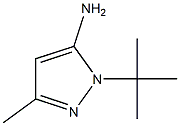 1-(tert-butyl)-3-methyl-1H-pyrazol-5-amine Struktur