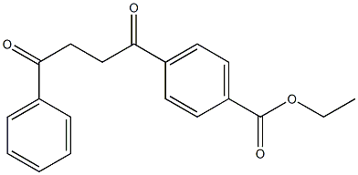 ethyl 4-(4-oxo-4-phenylbutanoyl)benzoate Struktur